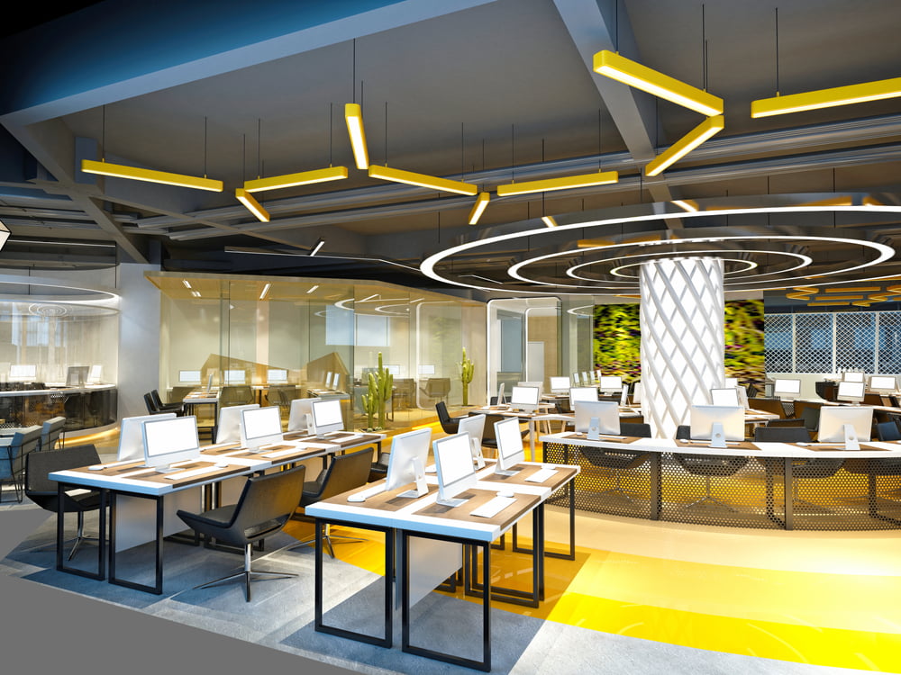 technology changing office design